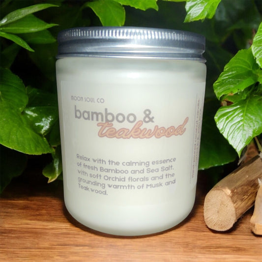 Bamboo & Teakwood Candle